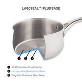 Lagostina Classico Stainless Steel Cookware Set, 8-pc image 5