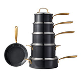 Lagostina Eleganza Ceramic Pro Non-Stick Cookware Set, 11-pc