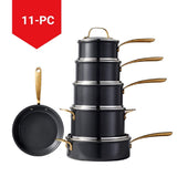 Lagostina Eleganza Ceramic Pro Non-Stick Cookware Set, 11-pc image 3