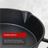 Lagostina Pre-Seasoned Cast Iron Frying Pan, 8-in image 4