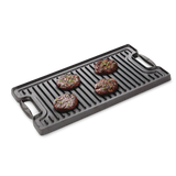 Lagostina Pre-Seasoned Cast Iron Reversible Grill, Oven & BBQ Safe, Black, 20-in x 10-in image 5