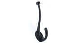Large Traditional Double Hook, Matte Black