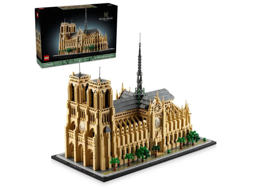 LEGO Architecture Landmarks Notre-Dame de Paris Building Set - 21061, 4383-pcs, Ages 18+