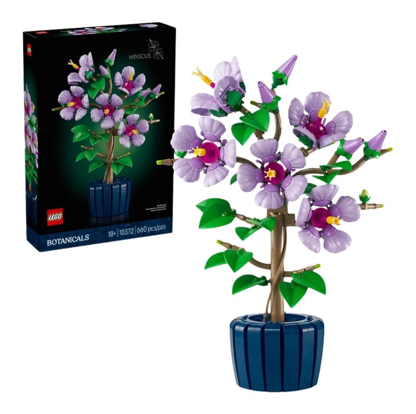 LEGO Botanicals Hibiscus - 10372, 660-pcs, Ages 18+