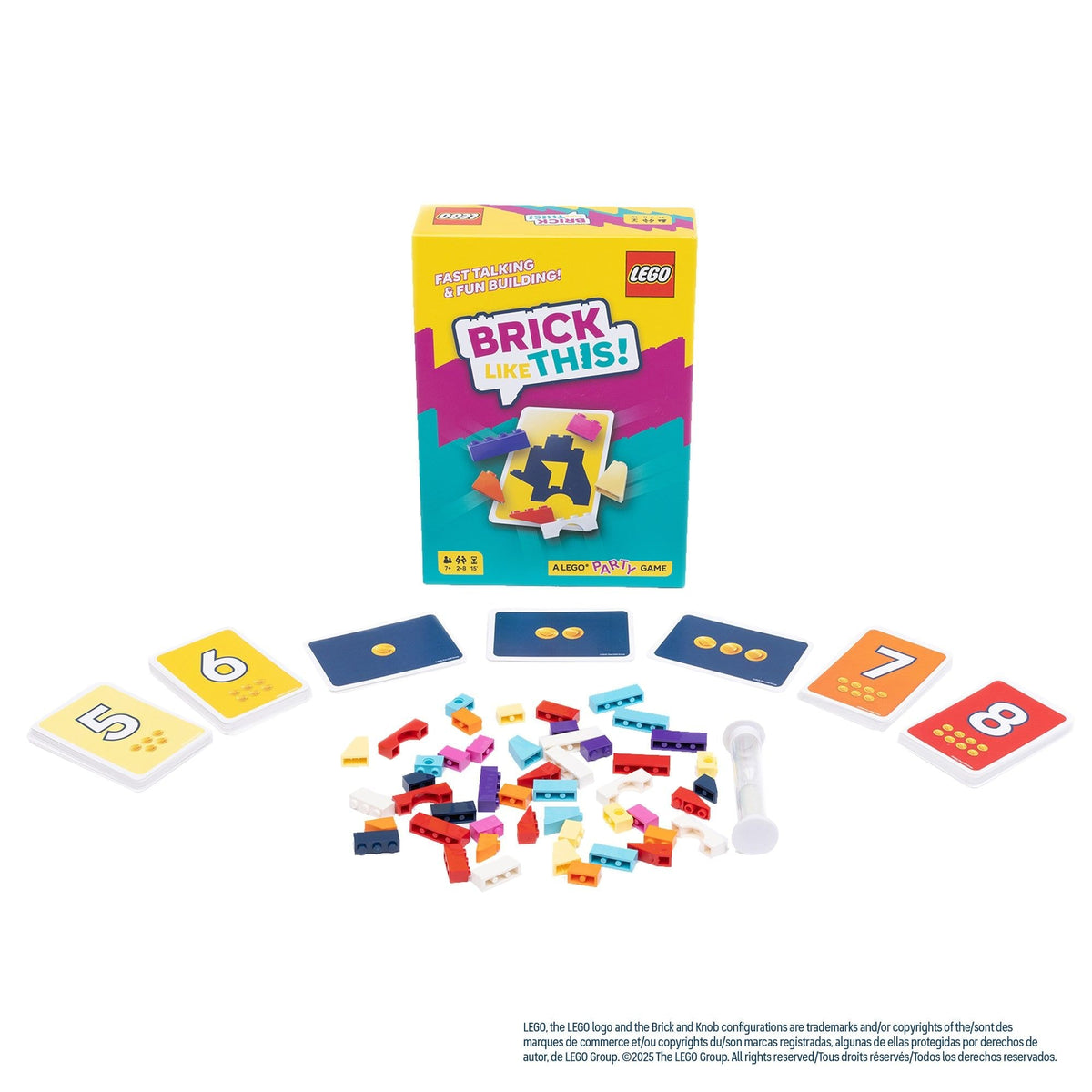 LEGO Brick Like This 2-8 Player Card Game for Ages 7+
