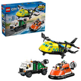 LEGO City Airplane Service, Truck & Hovercraft Remix Building Set - 60505, 990-pcs, Ages 7+