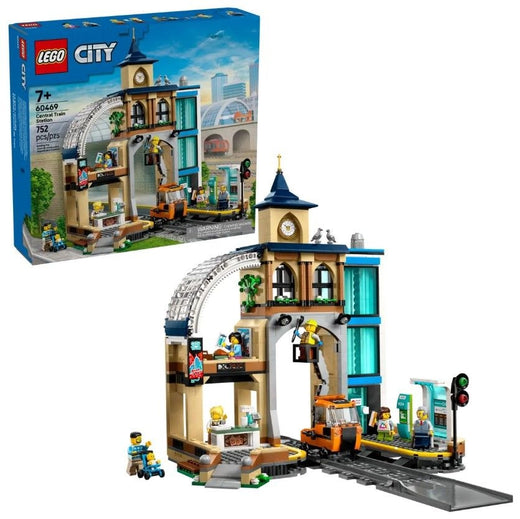 LEGO City Central Train Station - 60469, 752-pcs, Ages 7+
