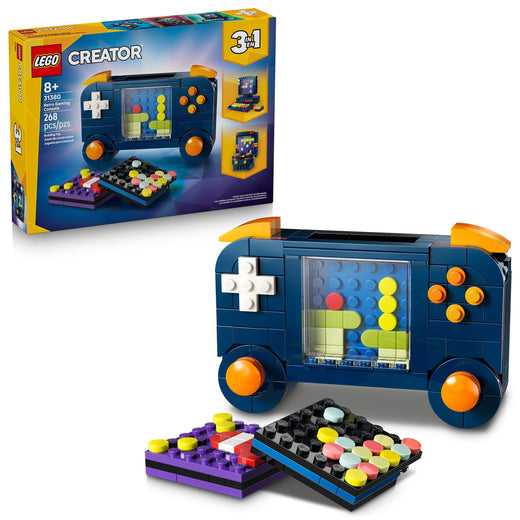 LEGO Creator 3-in-1 Retro Gaming Console Building Set - 31380, 268-pcs, Ages 8+