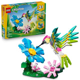 LEGO Creator 3-in-1 Wild Animals: Colourful Hummingbird Toy Building Set - 31384, 312-pcs, Ages 8+