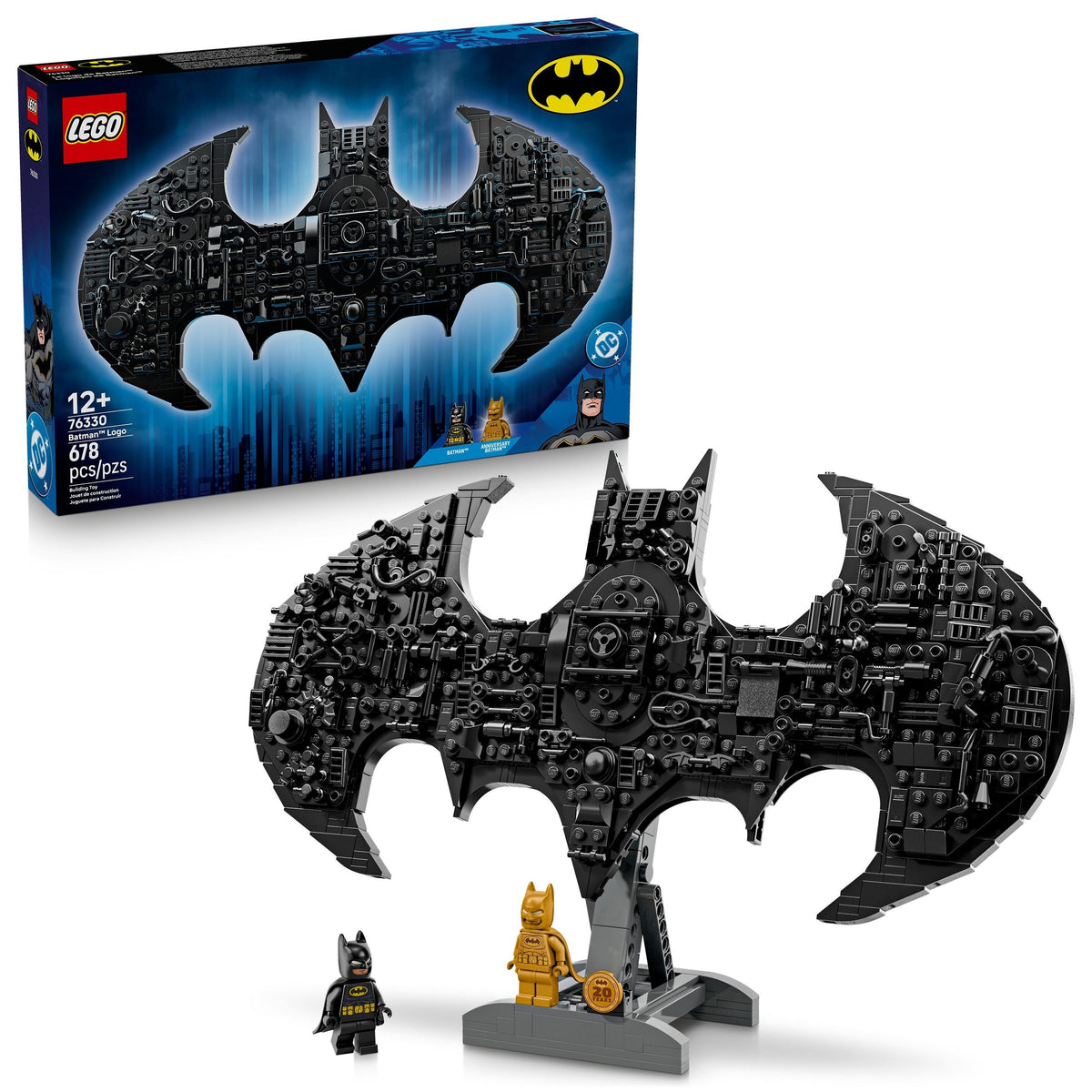 LEGO DC Batman: Batman Logo Building Set - 76330, 678-pcs, Ages 12+