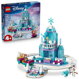 LEGO Disney Frozen Elsa's Ice Castle & Snow Ride Adventure Building Set - 43281, 216-pcs, Ages 4+