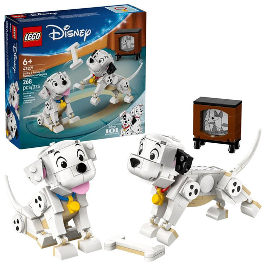 LEGO Disney Lucky and Penny 101 Dalmatians Puppies - 43271, 268-pcs, Ages 6+