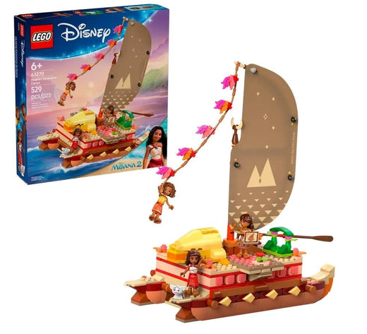 LEGO Disney Princess Moana's Adventure Canoe - 43270, 529-pcs, Ages 6+