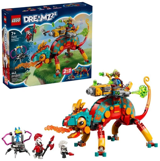 LEGO DREAMZzz Mateo's Fire Chameleon - 71492, 443-pcs, Ages 7+