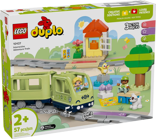 LEGO Duplo Interactive Adventure Train - 10427, 57-pcs, Ages 2+