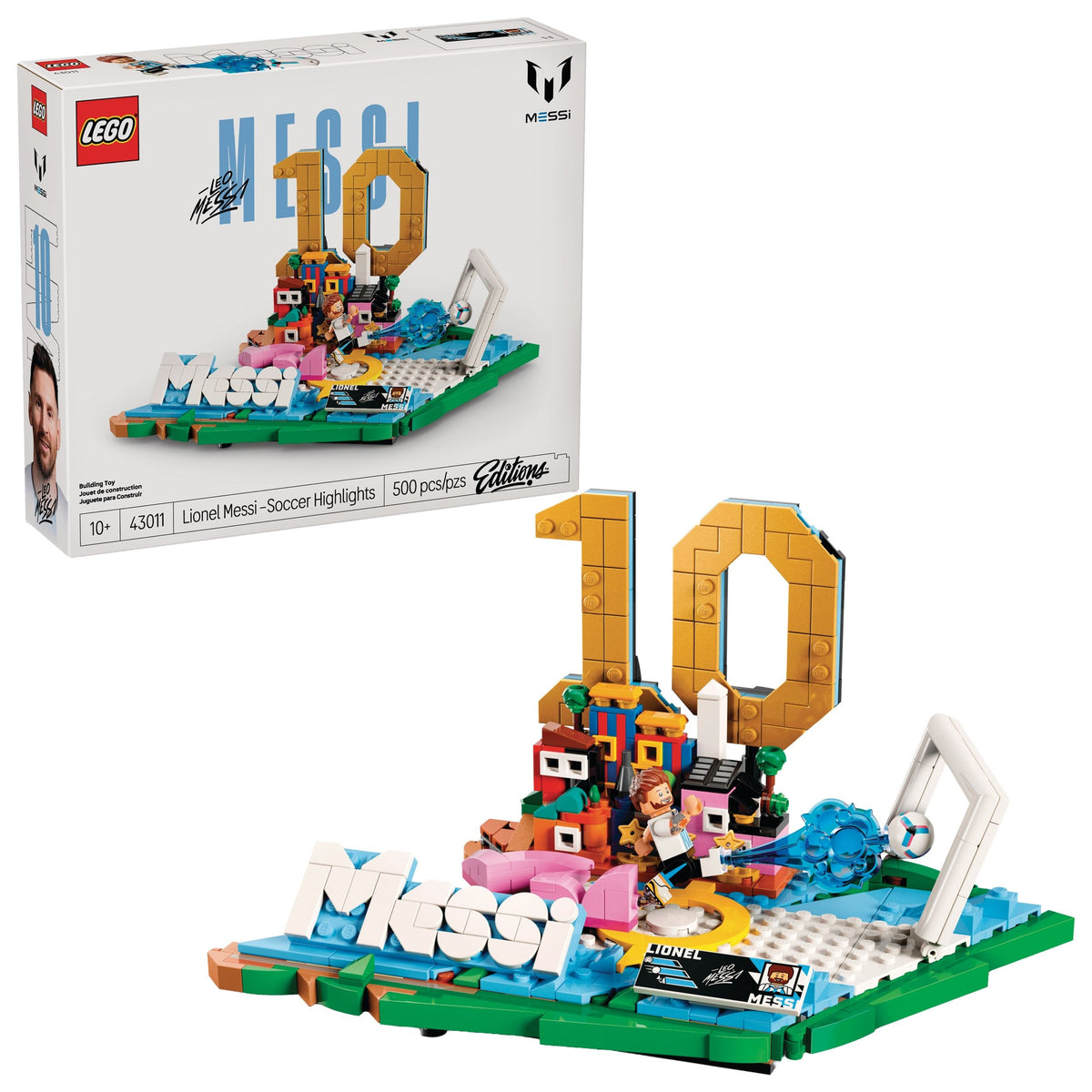 LEGO Editions Lionel Messi, Soccer Highlights - 43011, 500-pcs, Ages 10+