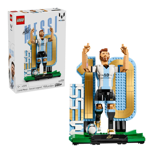 LEGO Editions Lionel Messi, Soccer Legend - 43015, 958-pcs, Ages 12+