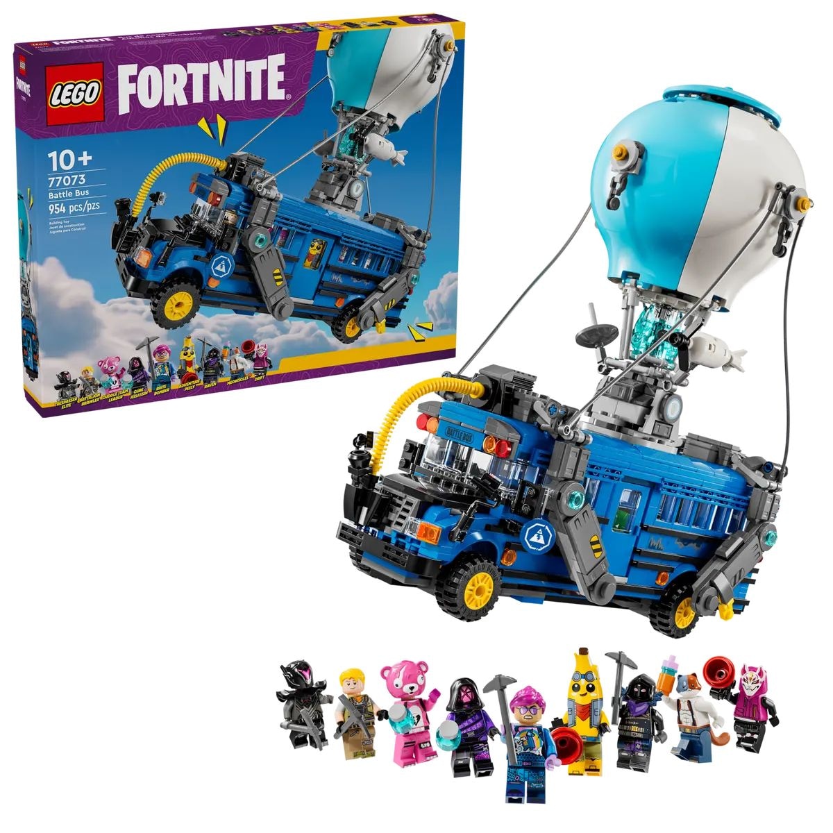 LEGO Fortnite Battle Bus -77073, 954-pcs, Ages 10+