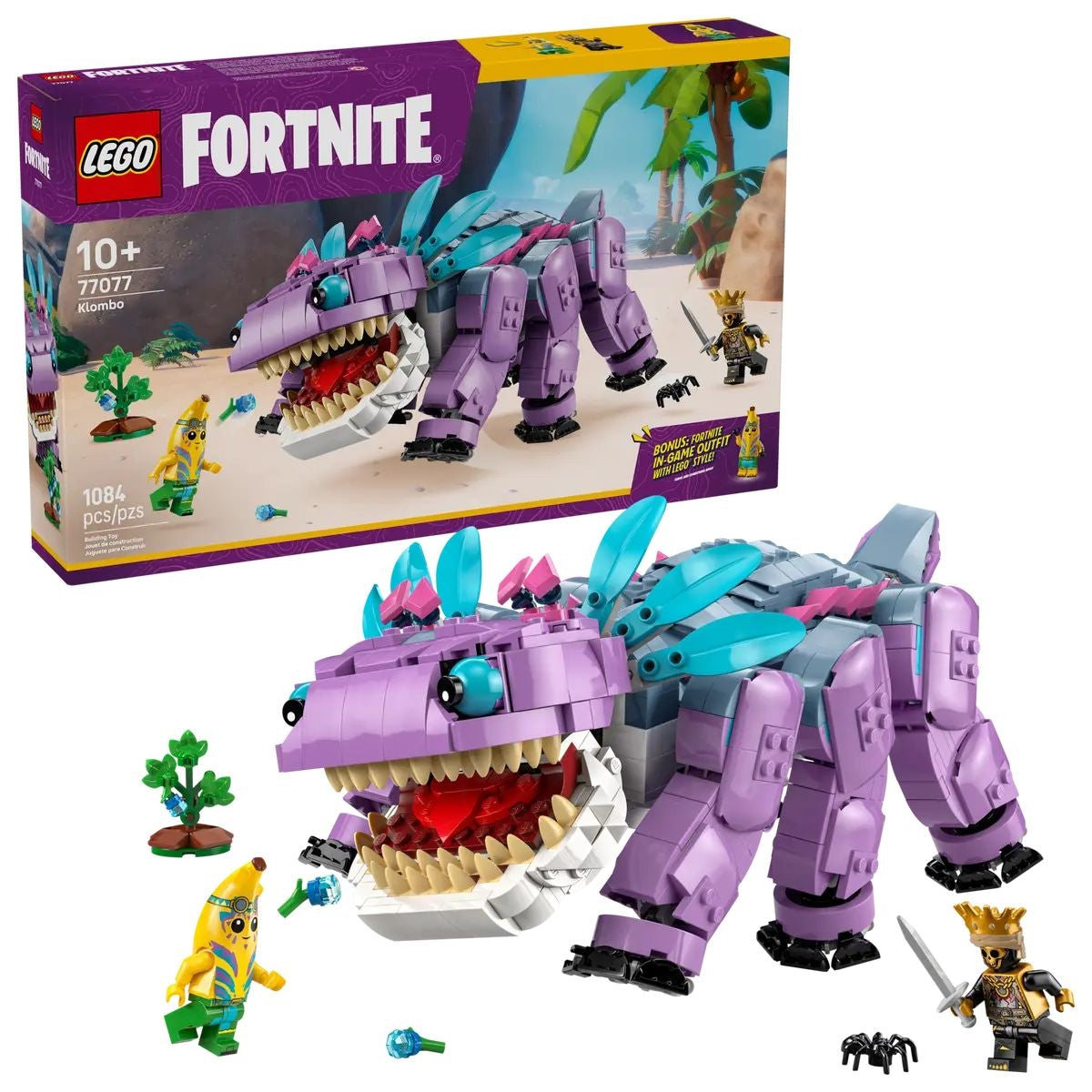 LEGO Fortnite Klombo - 77077, 1084-pcs, Ages 10+