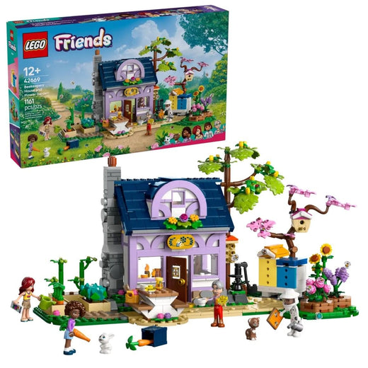LEGO Friends Beekeepers House and Flower Garden Set - 42669, 1161-pcs, Ages 12+