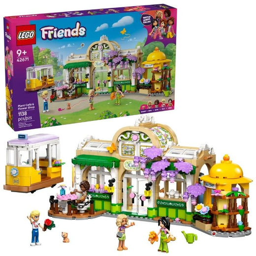 LEGO Friends Plant Café and Flower Shop - 42671, 1138-pcs, Ages 9+