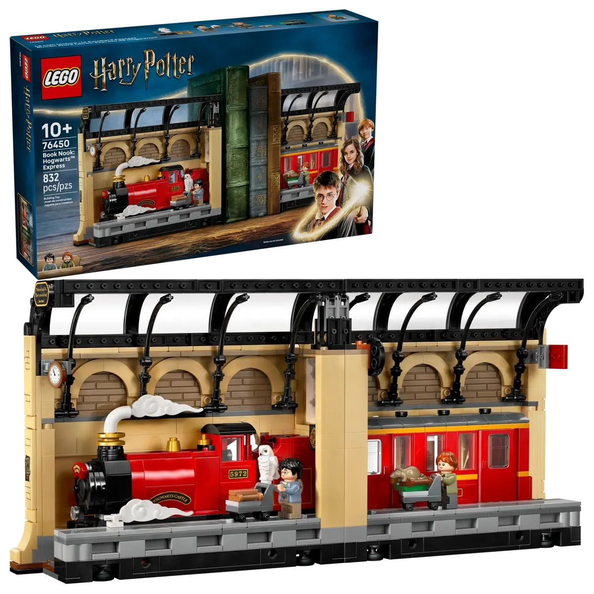 LEGO Harry Potter Book Nook: Hogwarts Express - 76450, 832-pcs, Ages 10+