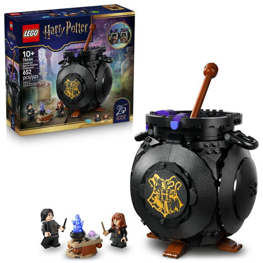 LEGO Harry Potter Cauldron: Secret Potions Classroom Building Set - 76464, 652-pcs, Ages 10+