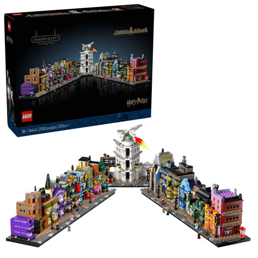 LEGO Harry Potter Diagon Alley Wizarding Shops - 76444, 2750-pcs, Ages 18+
