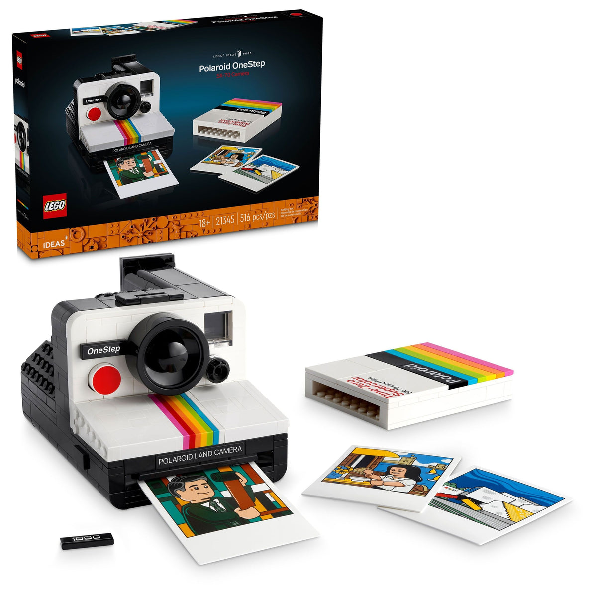 LEGO Ideas Polaroid OneStep SX-70 Camera - 21345