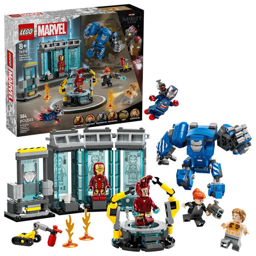 LEGO Marvel 76315 Iron Man's Laboratory: Hall of Armor, 384-pc
