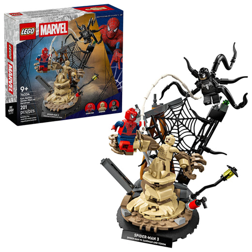 LEGO Marvel Epic Battle: Spider-Man vs. Sandman - 76334, 201-pcs, Ages 9+
