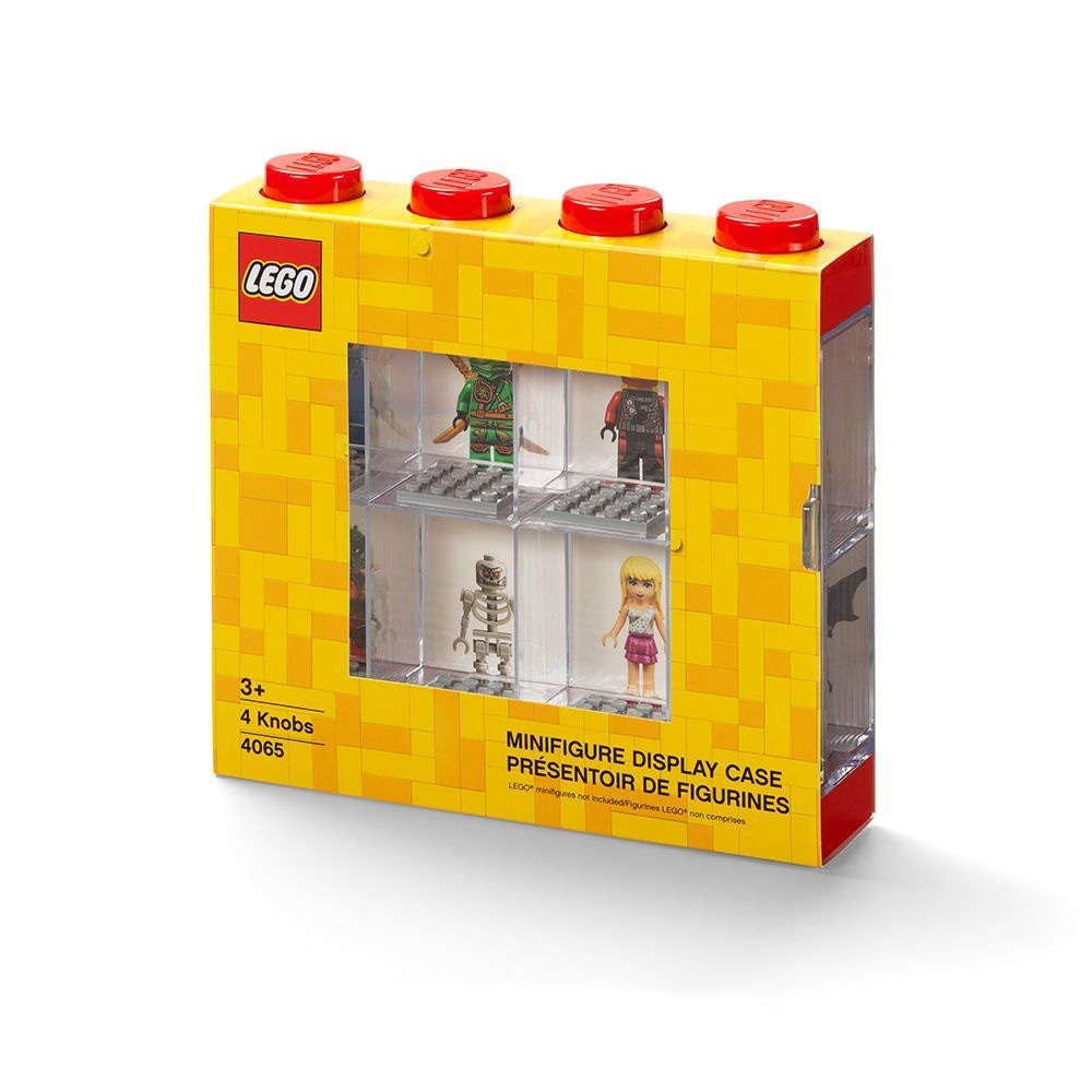 LEGO Minifigure 8-Figure Blue Display Case for Ages 5+