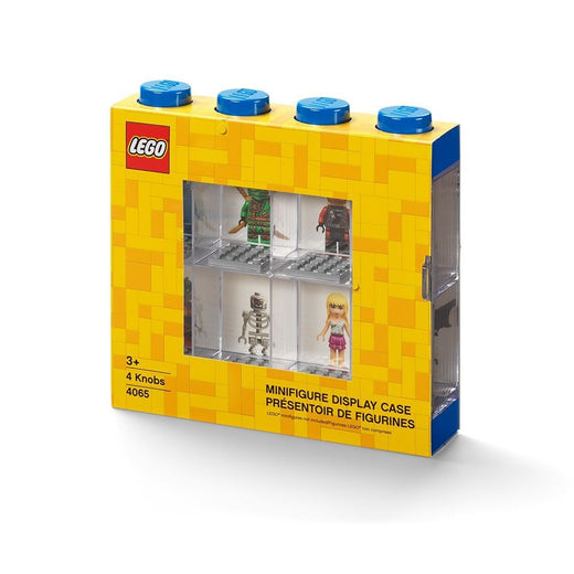 LEGO Minifigure Display Case for Up to 8 Figures, Red