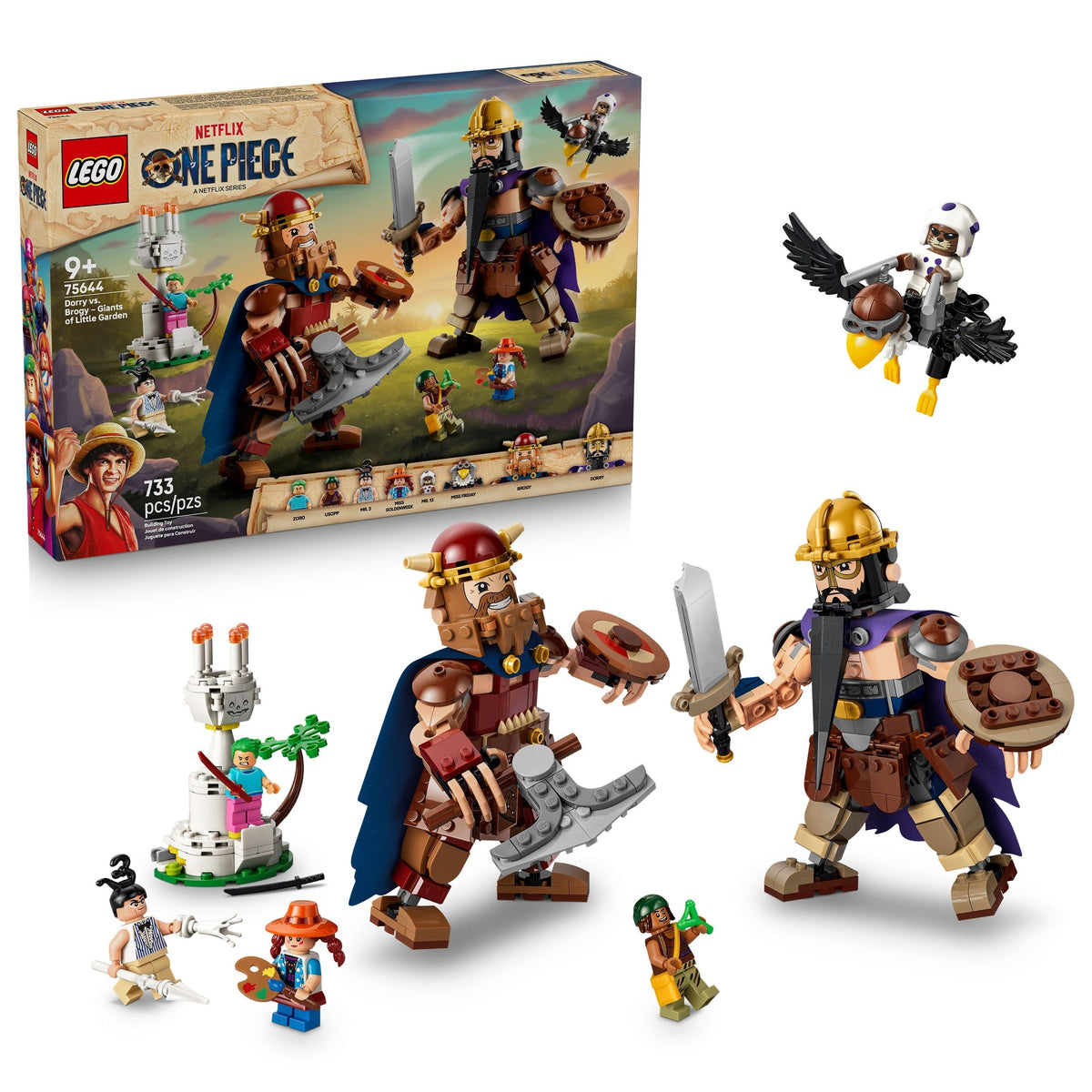 LEGO One Piece Dorry vs. Brogy – Giants Garden 75644