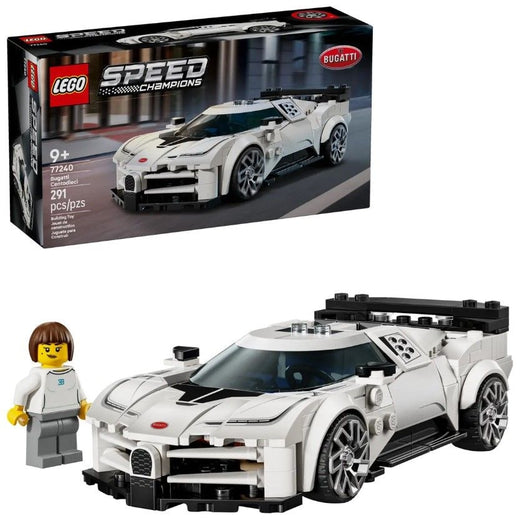LEGO Speed Champions Bugatti Centodieci Hyper Sports Car - 77240, 291-pcs, Ages 9+