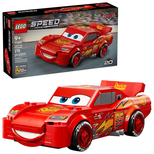 LEGO Speed Champions Disney Pixar Lightning McQueen - 77255, 270-pcs, Ages 9+