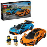 LEGO Speed Champions Lamborghini Revuelto & Huracán STO - 77238, 607-pcs, Ages 10+