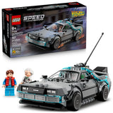 LEGO Speed Champions Time Machine From Back To The Future - 77256, 357-pcs, Ages 9+