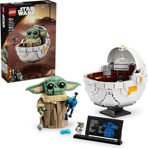 LEGO Star Wars Grogu with Hover Pram - 75403, 1048-pcs, Ages 10+
