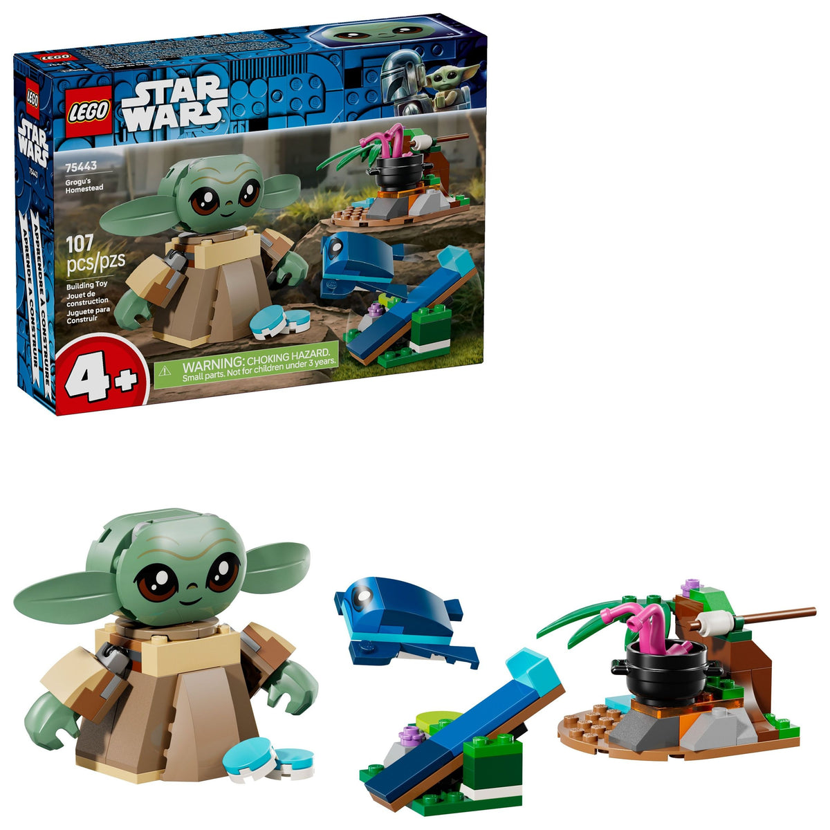 LEGO Star Wars Grogu’s Homestead Building Set - 75443, 107-pcs, Ages 4+