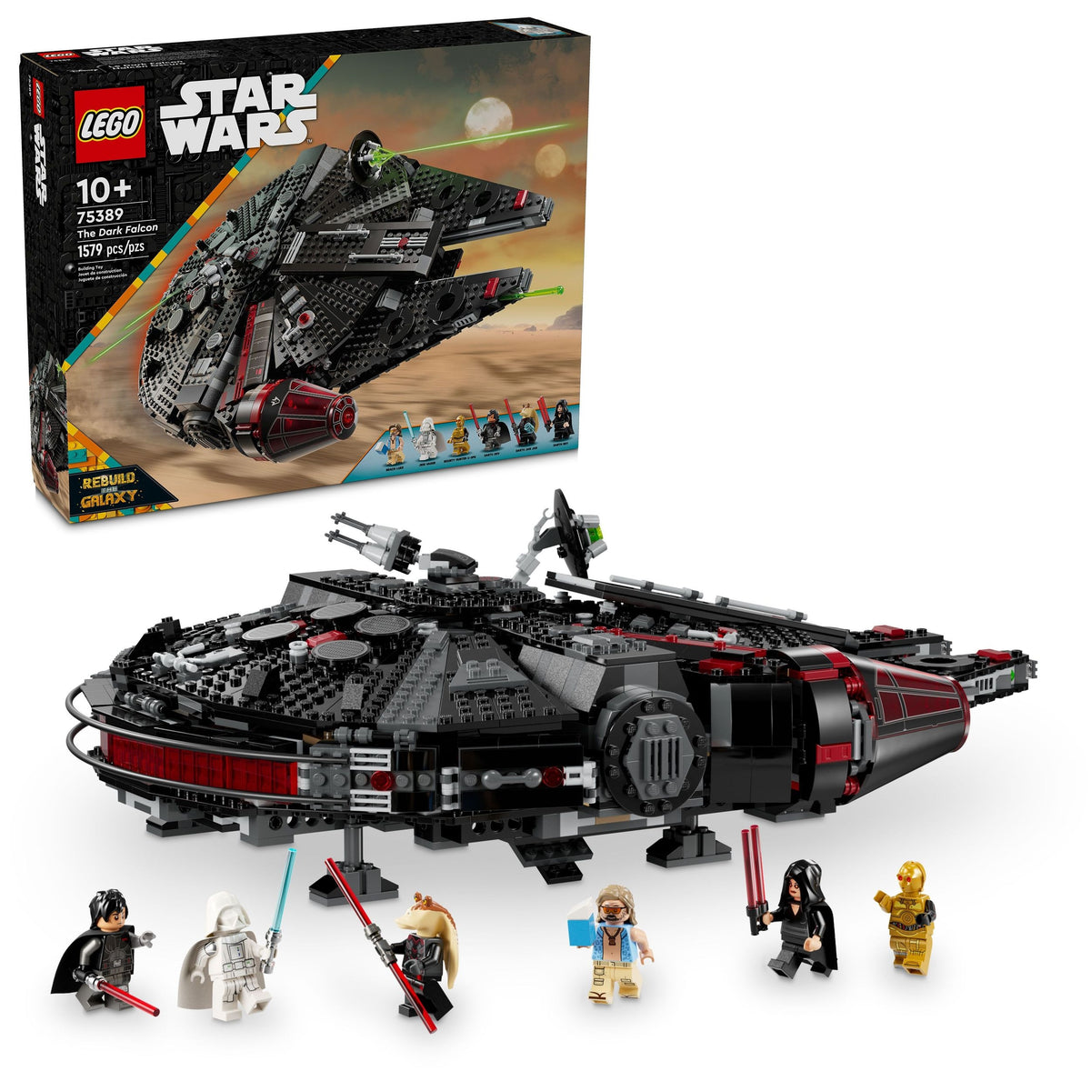 LEGO Star Wars The Dark Falcon - 75389, 1579-pcs, Ages 10+