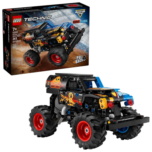 LEGO Technic Monster Jam Grave Digger Fire & Ice - 42219, 263-pcs, Ages 7+