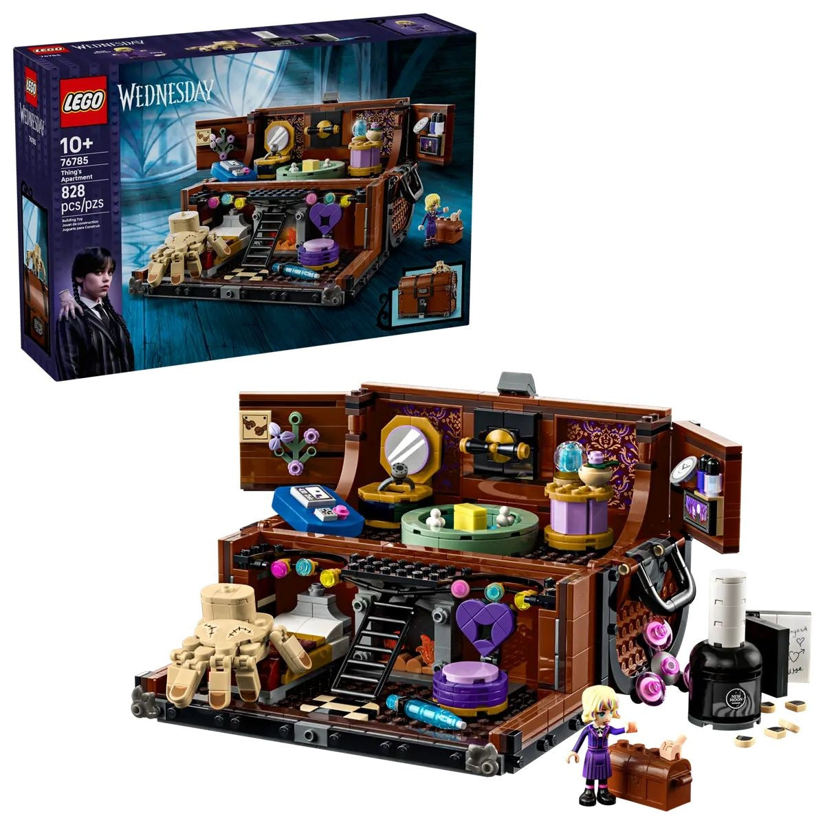 LEGO Wednesday Thing's Apartment - 76785, 828-pcs, Ages 10+