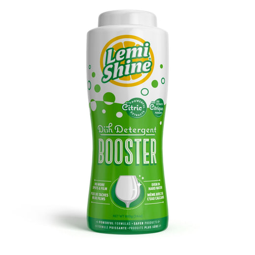Lemi Shine Dishwasher Detergent Powder Booster, Fresh Lime Scent, 680-g