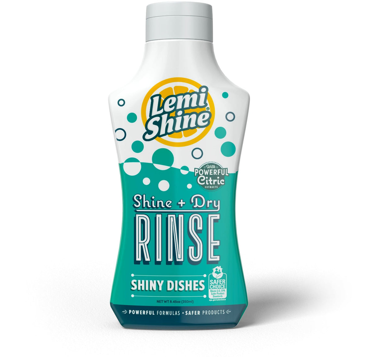 Lemi Shine Liquid Rinse Aid, Citrus Scent, 250-mL