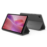 Lenovo Tab One Tablet with Folio Case, 8.7" HD, MediaTek Helio G85 Octa-core, 64GB, Android 14, Luna Grey image 2