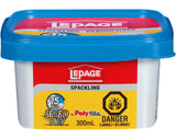 LePage Polyfilla 15-Minute Speed Dry Spackling, Wall Hole/Crack Repair Filler, 300-mL