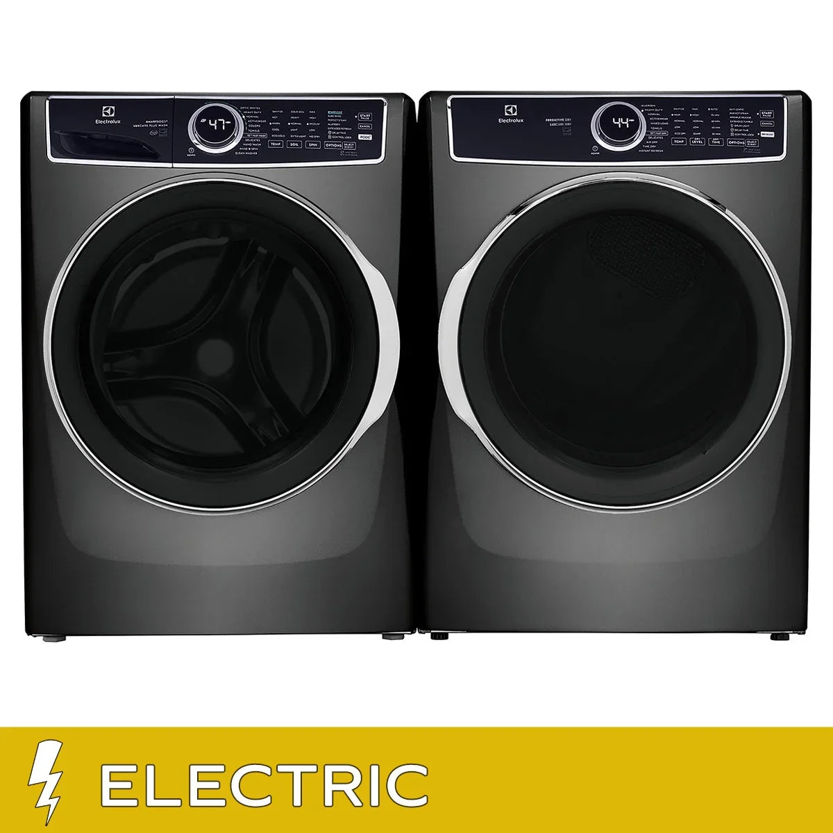 LG Laundry Bundle 5.2 cu ft. Front Load Washer and 7.4 cu ft. Electric Dryer product image 1