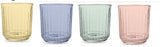 LIBBEY Panello Mixed Colour Rocks Glass Set, 4-pk