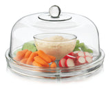 Libbey Selene 6-in-1 Server Cake Stand with Dome image 6